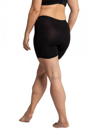 Ulla Popken 799090 Boxerky Černá - Kalhotky - 