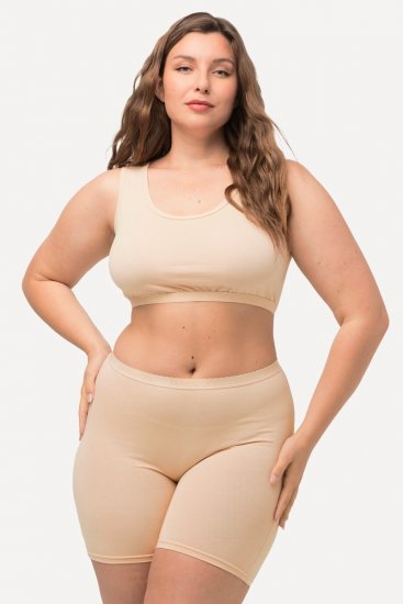 Ulla Popken 799090 Boxerky Smetanová - Kalhotky - 