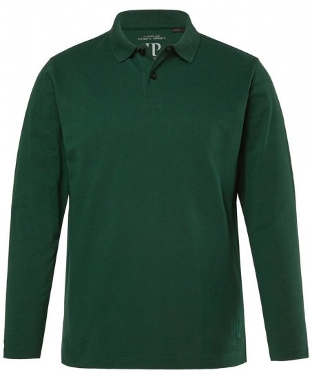JP1880 Polo Shirt Long Sleeve Pique Dark Green - Polokošile - Polokošile 2XL-8XL - Trička s límečkem 2XL-8XL
