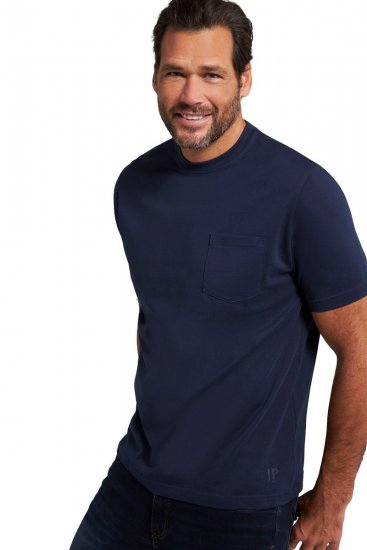 JP1880 799997 Tričko s náprsní kapsou Noční modrá - Trička - Trička nadměrné velikosti - 2XL-14XL