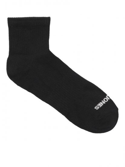 Jack & Jones Luca Tenisové ponožky Černá 3-pack - Spodní prádlo - Spodní Prádlo Nadměrné Velikosti 2XL-8XL