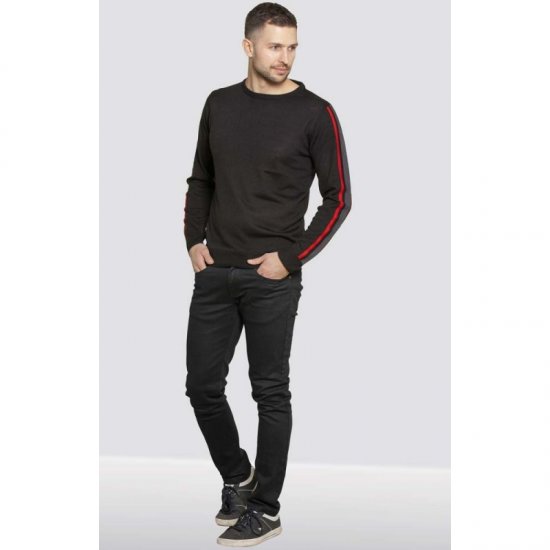 D555 Orlando Sweater Black - Mikiny & mikiny s kapucí - Mikiny & Mikiny s kapucí 2XL-12XL
