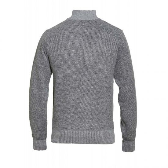 D555 Zane Sweater Grey - Mikiny & mikiny s kapucí - Mikiny & Mikiny s kapucí 2XL-12XL