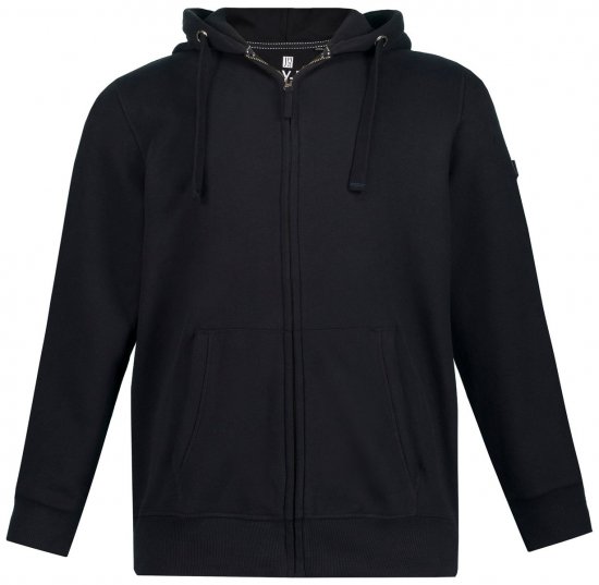 Jay-Pi 804164 Mikina s kapucí na zip Černá - Mikiny & mikiny s kapucí - Mikiny & Mikiny s kapucí 2XL-12XL