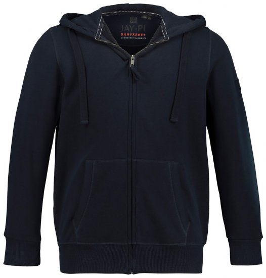 Jay-Pi 804164 Mikina s kapucí na zip Tmavě modrá - Mikiny & mikiny s kapucí - Mikiny & Mikiny s kapucí 2XL-12XL