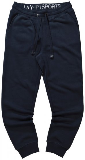 Jay-Pi 804175 Tepláky v úzkém střihu s bočními kapsami Tmavě modrá - Tepláky & kraťasy - Tepláky a Teplákové Kraťasy 2XL-12XL