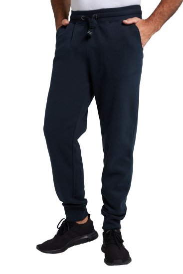 Jay-Pi 804175 Tepláky v úzkém střihu s bočními kapsami Tmavě modrá - Tepláky & kraťasy - Tepláky a Teplákové Kraťasy 2XL-12XL