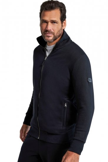 Jay-Pi 804180 Mikina na zip se stojáčkem Černá - Mikiny & mikiny s kapucí - Mikiny & Mikiny s kapucí 2XL-12XL