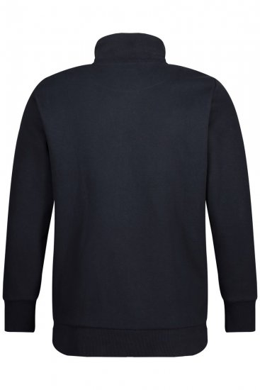 Jay-Pi 804180 Mikina na zip se stojáčkem Tmavě modrá - Mikiny & mikiny s kapucí - Mikiny & Mikiny s kapucí 2XL-12XL