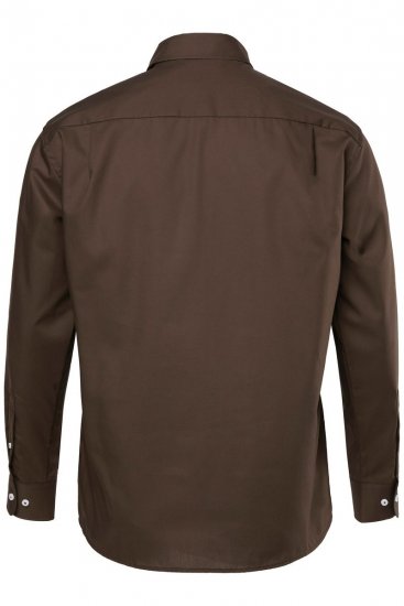 JP1880 Shirt Business Long Sleeve Brown - Košile - Košile 2XL-10XL
