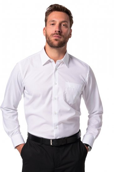 JP1880 804890 Nežehlivá business košile s dlouhým rukávem Bílá - Košile - Košile 2XL-10XL