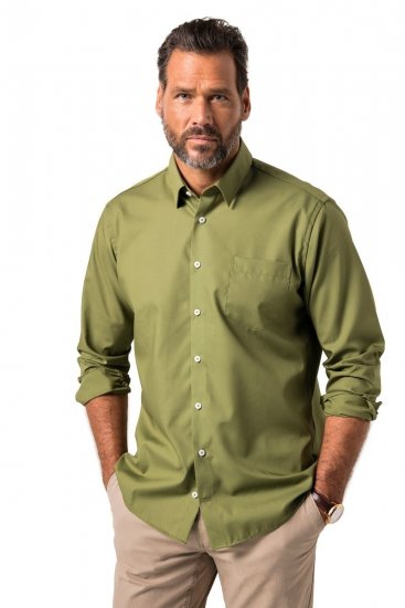 JP1880 Shirt Business Long Sleeve Green - Košile - Košile 2XL-10XL