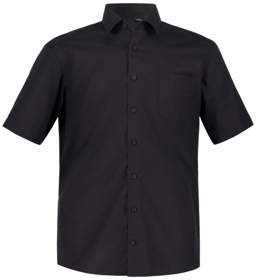 JP1880 804891 Košile s krátkým rukávem Černá - Košile - Košile 2XL-10XL