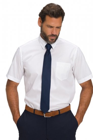 JP1880 804891 Košile s krátkým rukávem Bílá TALL - TALL košile - TALL košile pro vysoké muže
