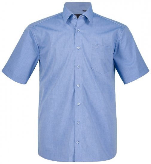 JP1880 804891 Košile s krátkým rukávem Světle modrá - Košile - Košile 2XL-10XL