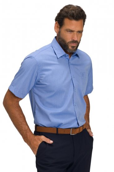 JP1880 804891 Košile s krátkým rukávem Světle modrá - Košile - Košile 2XL-10XL