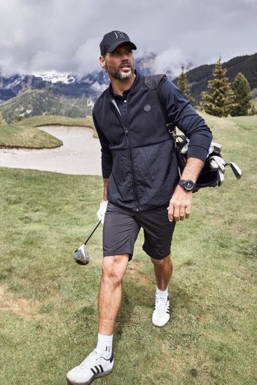 JP1880 Jay-Pi QuickDry Long Sleeve Golf Polo Shirt Black - Sportovní oblečení - Sportovní Oblečení 2XL-10XL