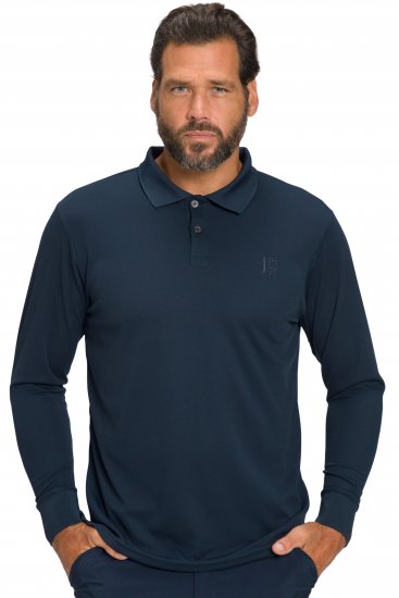 JP1880 Jay-Pi QuickDry Long Sleeve Golf Polo Shirt Navy Blue - Sportovní oblečení - Sportovní Oblečení 2XL-10XL