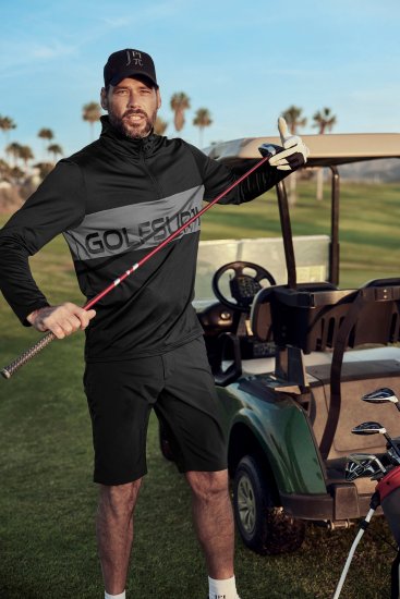 JP1880 Jay-Pi Flexnamic Golf Shorts Black - Sportovní oblečení - Sportovní Oblečení 2XL-10XL
