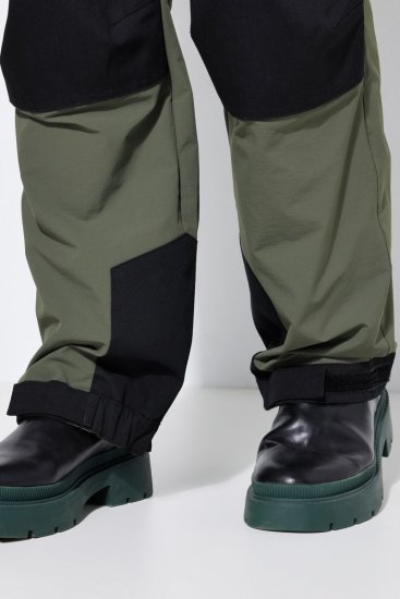 Ulla Popken 807803 Turistické kalhoty HYPRAR s reflexními prvky Olivová - Outdoorové oblečení - 