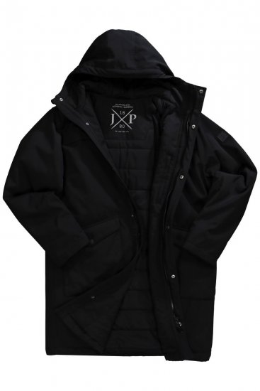 JP1880 Parka Warm Sleeves with Windcuffs Black - Bundy - Bundy Nadměrné Velikosti - 2XL-8XL