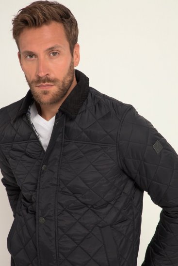 JP1880 Jacket Quilted Black - Bundy - Bundy Nadměrné Velikosti - 2XL-8XL