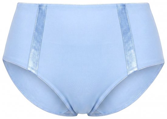 Ulla Popken 815268 Pruhované kalhotky Světle modrá - Kalhotky - 