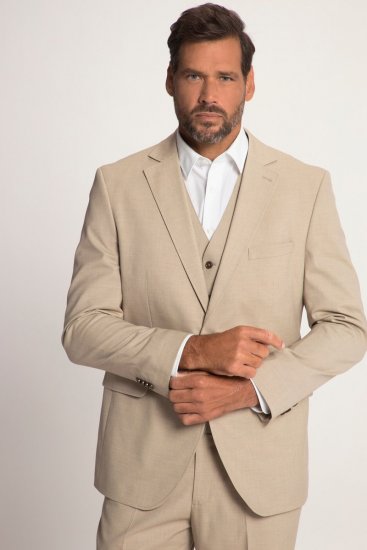 JP1880 Paris Flexnamic Sako Pískově šedá - Obleky - Obleky 2XL-8XL