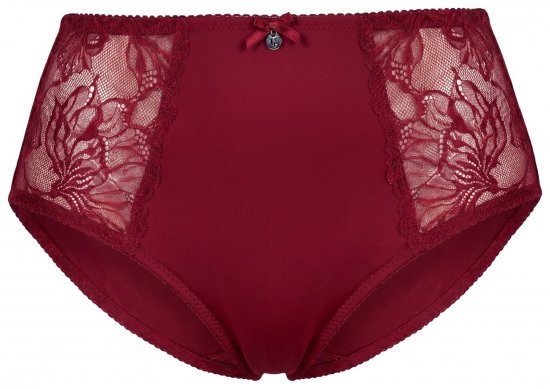 Ulla Popken 822864 Kalhotky s krajkou Lila - Kalhotky - 