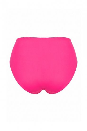 Ulla Popken 822864 Kalhotky s krajkou Růžová - Kalhotky - 