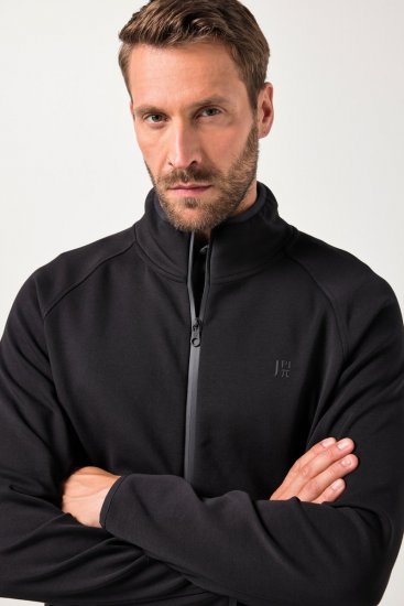 JAY-PI FLEXNAMIC® Golf Sweat Jacket with Zipper Black - Sportovní oblečení - Sportovní Oblečení 2XL-10XL