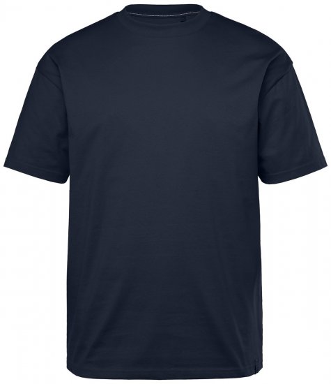 STHUGE 824720 Tričko oversize Tmavě modrá - Trička - Trička nadměrné velikosti - 2XL-14XL