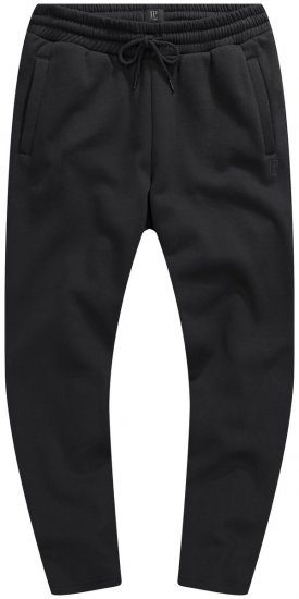 JP1880 825206 Tepláky se střihem na bříško Černá - Tepláky & kraťasy - Tepláky a Teplákové Kraťasy 2XL-12XL