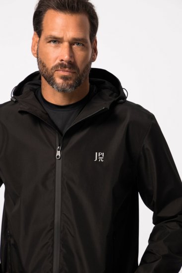 Jay-Pi 825611 Nepromokavá bunda s podlepenými švy Černá - Bundy - Bundy Nadměrné Velikosti - 2XL-8XL