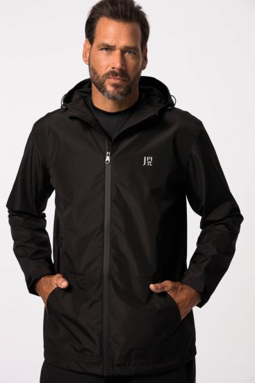 Jay-Pi 825611 Nepromokavá bunda s podlepenými švy Černá - Bundy - Bundy Nadměrné Velikosti - 2XL-8XL