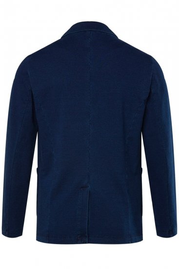 JP1880 826175 Mikinové sako ve vintage stylu Tmavě modrá - Obleky - Obleky 2XL-8XL