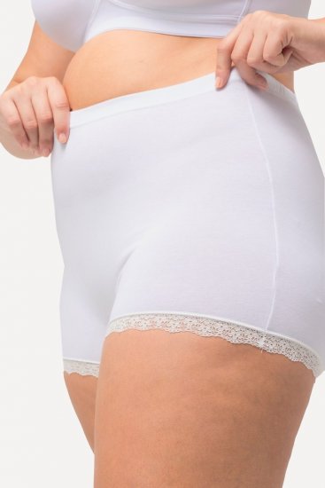 Ulla Popken 827286 Boxerky 3 ks Černá - Kalhotky - 