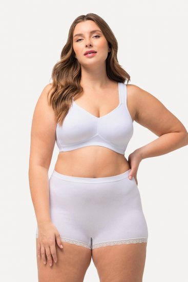 Ulla Popken 827286 Boxerky 3 ks Černá - Kalhotky - 