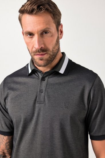 JAY-PI Quickdry Two-Tone Golf Poloshirt Black - Polokošile - Polokošile 2XL-8XL - Trička s límečkem 2XL-8XL