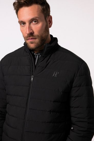 JP1880 Jacket Quilted Stand-up Collar Black - Bundy - Bundy Nadměrné Velikosti - 2XL-8XL