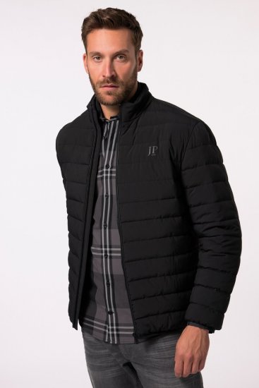 JP1880 Jacket Quilted Stand-up Collar Black - Bundy - Bundy Nadměrné Velikosti - 2XL-8XL