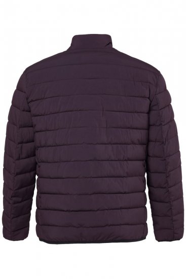 JP1880 828991 Prošívaná bunda se stojáčkem Švestková - Bundy - Bundy Nadměrné Velikosti - 2XL-8XL