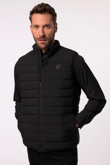 JP1880 Quilted Gilet Stand-Up Collar Black - Bundy - Bundy Nadměrné Velikosti - 2XL-8XL