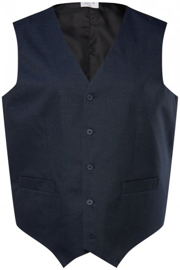 Men+ 665 Sevilla Vesta k obleku Tmavě modrá - Obleky - Obleky 2XL-8XL