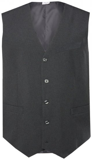Men+ 668 Madrid Vesta k obleku Antracitová - Obleky - Obleky 2XL-8XL
