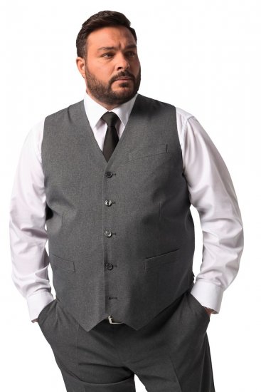 Men+ 668 Madrid Vesta k obleku Antracitová - Obleky - Obleky 2XL-8XL
