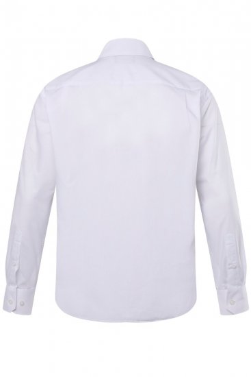 Men+ 753 Business košile s dlouhým rukávem s klasickým límcem Bílá - Košile - Košile 2XL-10XL