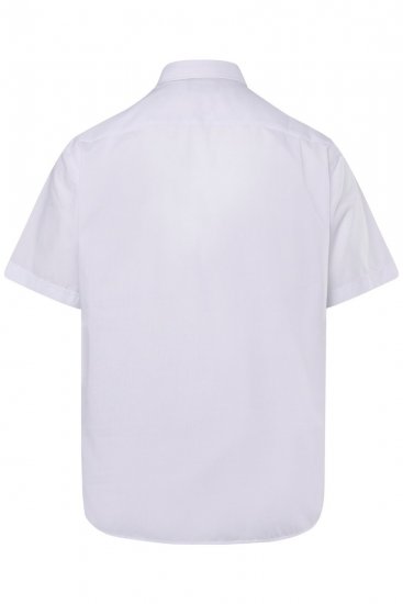 Men+ 756 Business košile s krátkým rukávem s klasickým límcem Bílá - Košile - Košile 2XL-10XL
