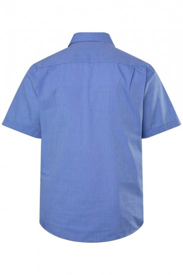 Men+ 756 Business košile s krátkým rukávem s klasickým límcem Světle modrá - Košile - Košile 2XL-10XL