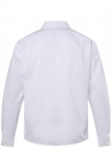 Men+ 757 Business košile s dlouhým rukávem s otevřeným límcem Bílá - Košile - Košile 2XL-10XL